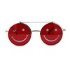 Retro Smiley Face Double Flip Up Round Circle Lens Hippie