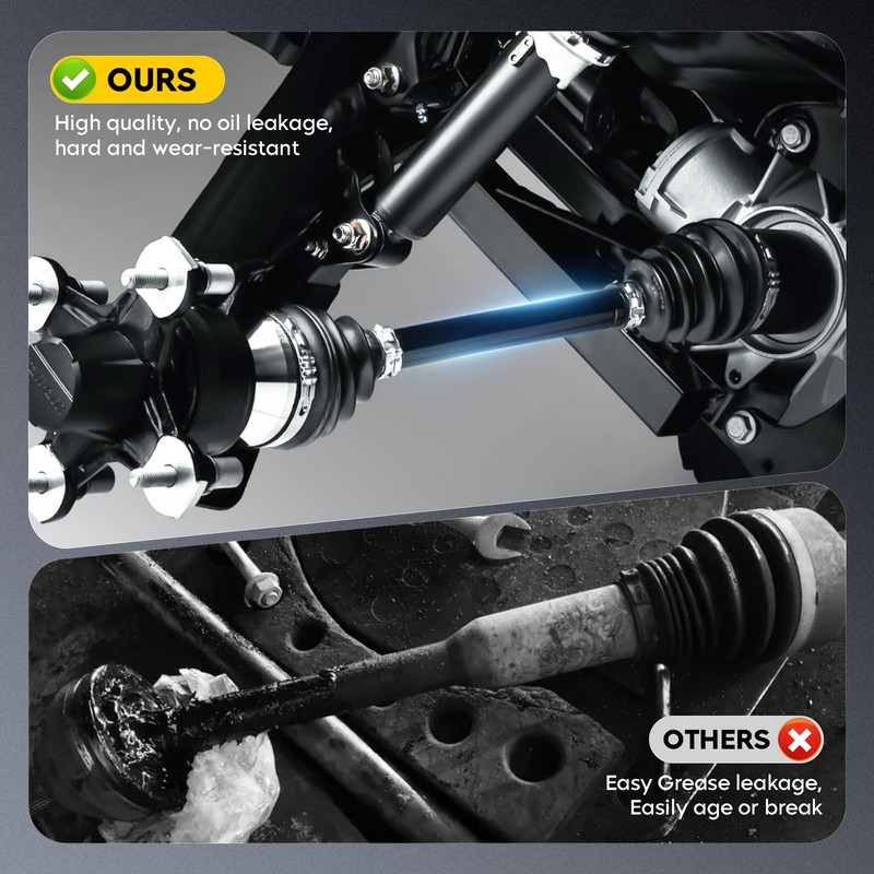 Chabushi Front Left&Right CV Axle for Can-Am Defender HD8 2016-2021