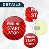 Hihaha Engine Start Stop Button Cover for Lexus GS Durable