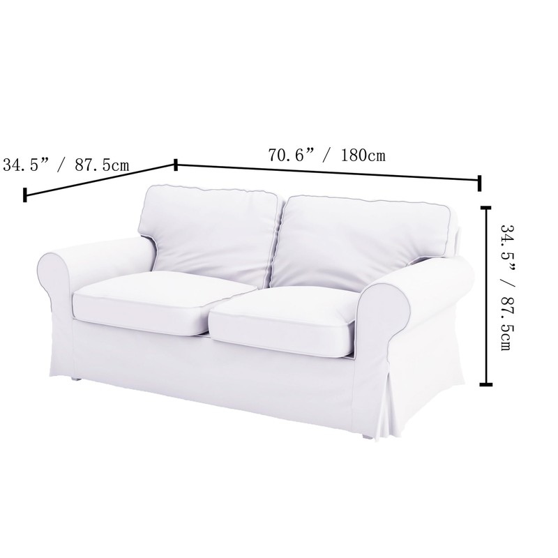 Sofa Covers Compatible with IKEA Ektorp 3 Seat Sofa Slipcovers