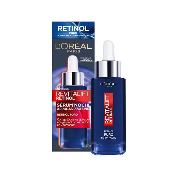 Sérum De Noche L'oréal Paris Revitalift Retinol Puro 30ml Todo