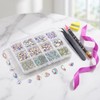 Nivofu diamantes de imitación para uñas, decoración de uñas