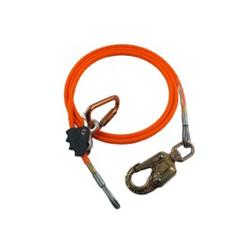 ProClimb Better Grab Steel Core Flipline Kit (1/2 inch x 8 feet) - Adjustable Tree Lanyard, Low Stretch, Cut Resistant – for Fall Protection, Arborist, Tree Climbers