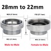 Faucet Water Aerator Adapter Brass Faucet Water Filter Connector 28mm
