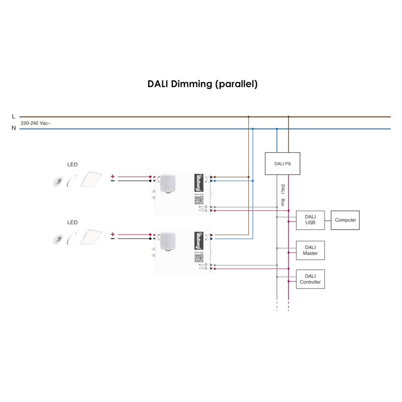 illuburg Dali Push LED Transformer Dimmable 300 mA - 700