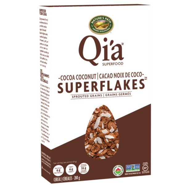 Nature's Path Nature`s Path Qi’a Sprouted Grains Superflakes - Cocoa Coconut 284g