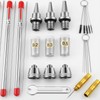 21 Pcs Airbrush Nozzle Cap & Needle Replacement Kit