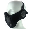 MILQUEST Airsoft Mask Face Mask with Ear Protection Mesh Face