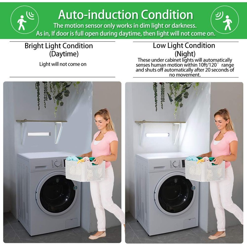 Rechargeable Motion Sensor Led Lights Ultra Thin Softer Under Counter