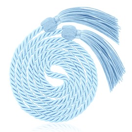 Graduation Honor Cords, Sky Blue Graduation Cord, 67" Long Braided Honor Cord for Graduations 2025 Decorations Bachelor Gown for Student Master Doctoral