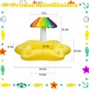 Floating Drink Holder for Pool (Yellow Mushroom)