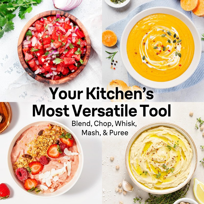 Braun MultiQuick 7 3-in-1 Immersion Blender with Food Processor –