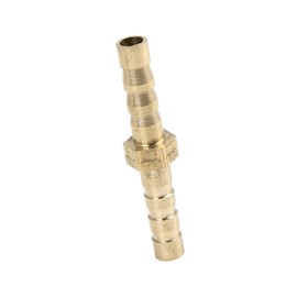 A ABSOPRO Hose Connector 5 mm Brass Hose Nozzle Straight Connection for Air Water Gas Oil Item Replacement