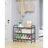 Kitsure Shoe Rack - Stainless Steel Shoe Organizer, Sturdy Shoe