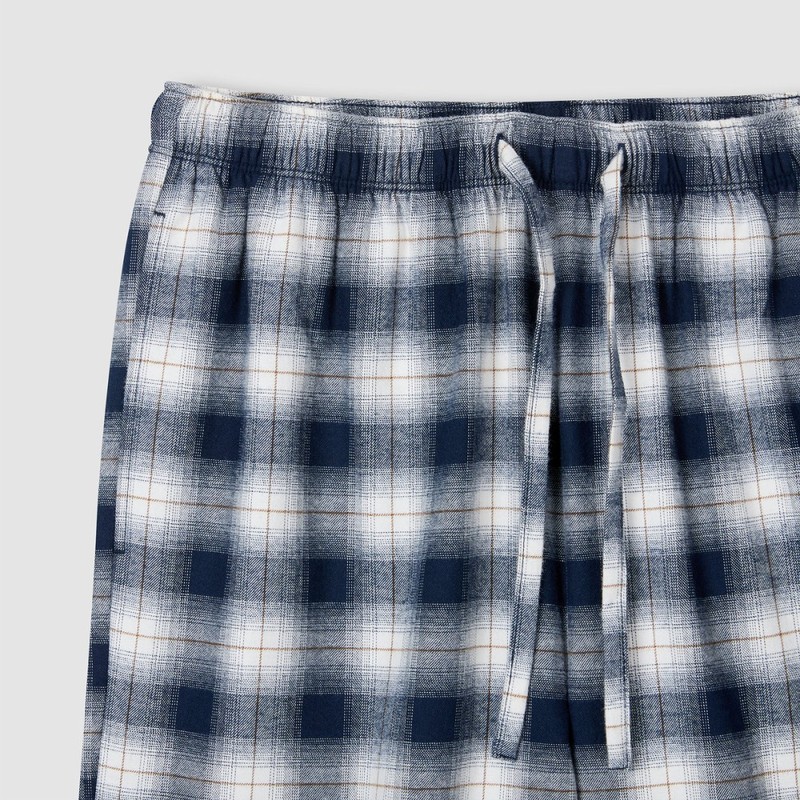 JAJU [JAJU/자주] 여 플란넬 파자마 팬츠_다크 네이비 [JAJU] Women's Flannel