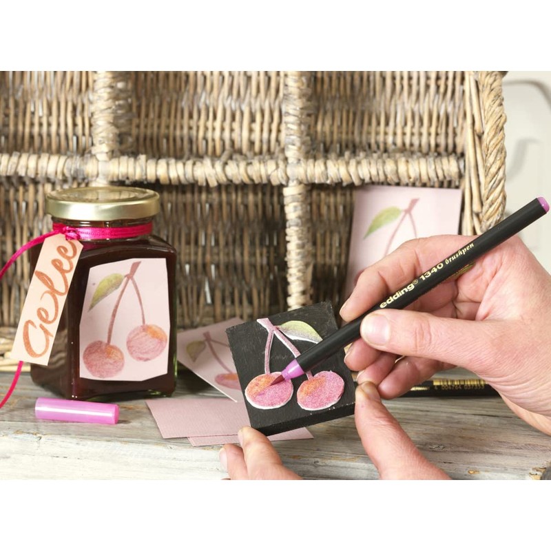 edding 1340 Brush Pen - Ochre - 1 Pen -