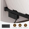 MAHANCRIS Floating Bed Frame Queen Size with Charging Station and