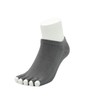 Fukuplanning FiveFit Fingerless 5 Toe Socks, Perforated, MonoColor, Wide, Short,