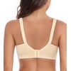 Lemorosy Comfort Cotton Bra for Women Wirefree Full Coverage Plus