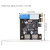 USB3.0 Expansion Card 2 Port 19 Pin 4P PCIE to