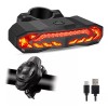 Trixter Luz Direccional Bicicleta Recargable Alarma Antirrobo Claxon