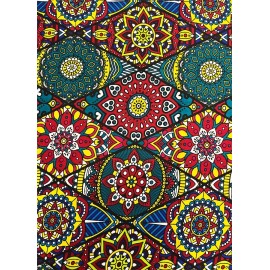 Unbranded African Wax Print Exclusive Design Sell  by 6 Yards , 100% cotton for dresses