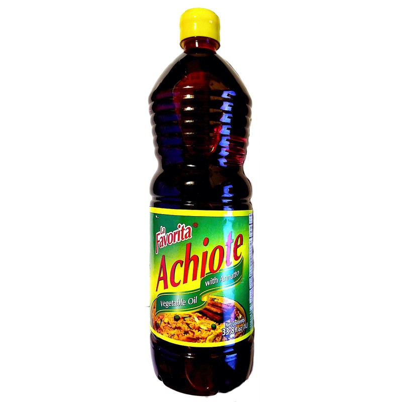 LA FAVORITA VEGETABLE OIL WITH ANNATO 33.80 oz