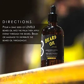 Aceite Para Barba Nivel 3 Crece Rápido Suaviza Vello Facial