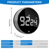 CNMTCCO Digital Kitchen Timer Magnetic Egg Timer with LED Display,