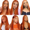 P27/350 Highlight Bundles Ginger Straight Bundles 8A Brazilian Virgin Remy