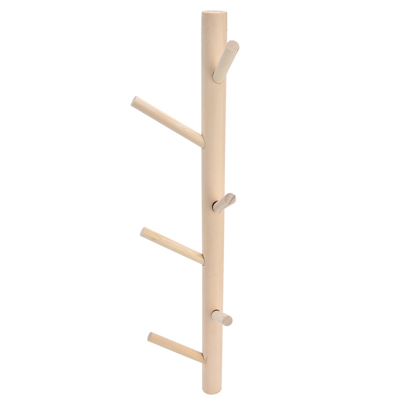 Punch Free Wall Mounted Coat Rack Towel Hanger Tree Branch