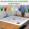 Fun Drinking Games as a Table Cloth, 70 x 70