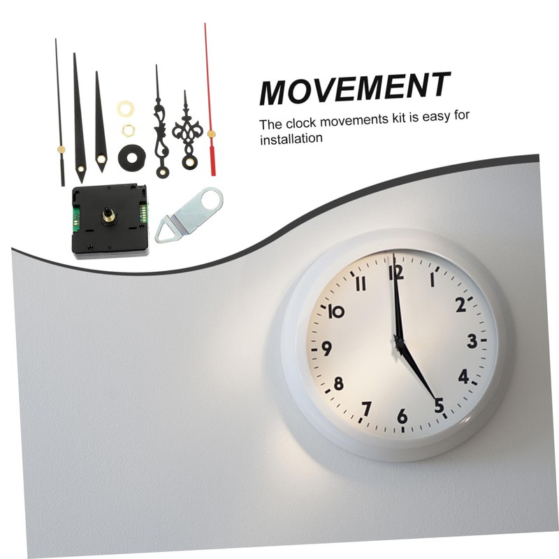 SEWACC DIY Silent Wall Clock Movement Mechanism Replacement Parts Clock