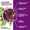 Calcium Magnesium Zinc Gummies with High Absorption Magnesium Glycinate 300mg,