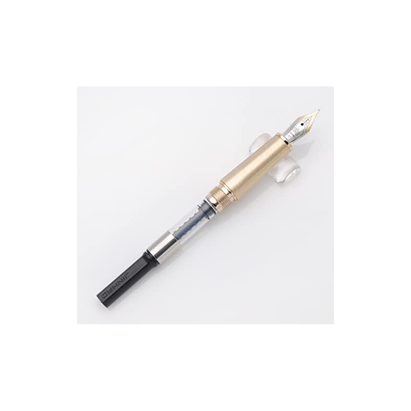JINHAO 95 Series - Pluma estilográfica de metal (negro con