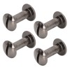 200 Sets Book Binding Screw Environmental Brass Metal Chicago Binding