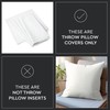 Encasa XO Cotton Throw Pillow Covers Set of 2 I