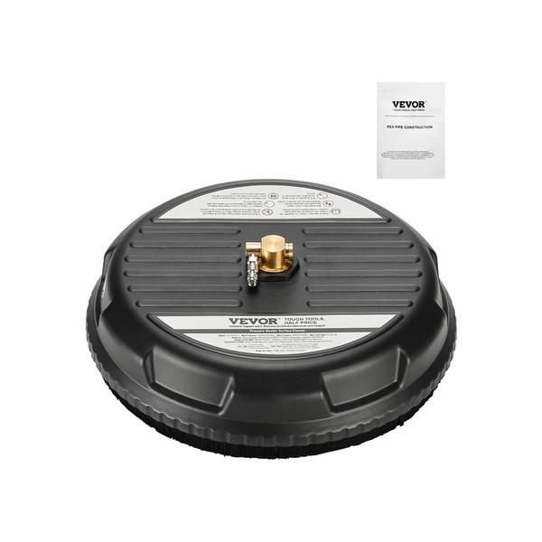VEVOR 15" Pressure Washer Surface Cleaner, Plastic Pressure Washer Attachments