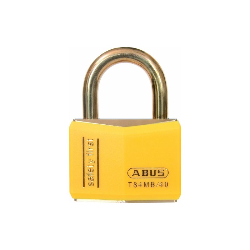 ABUS - T84MB/40mm Yellow Rustproof Padlock Keyed Alike 8402