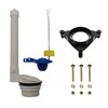 Goddessmoon Toilet Flush Valve Repair Kit, Includes Float Ball, Flapper,