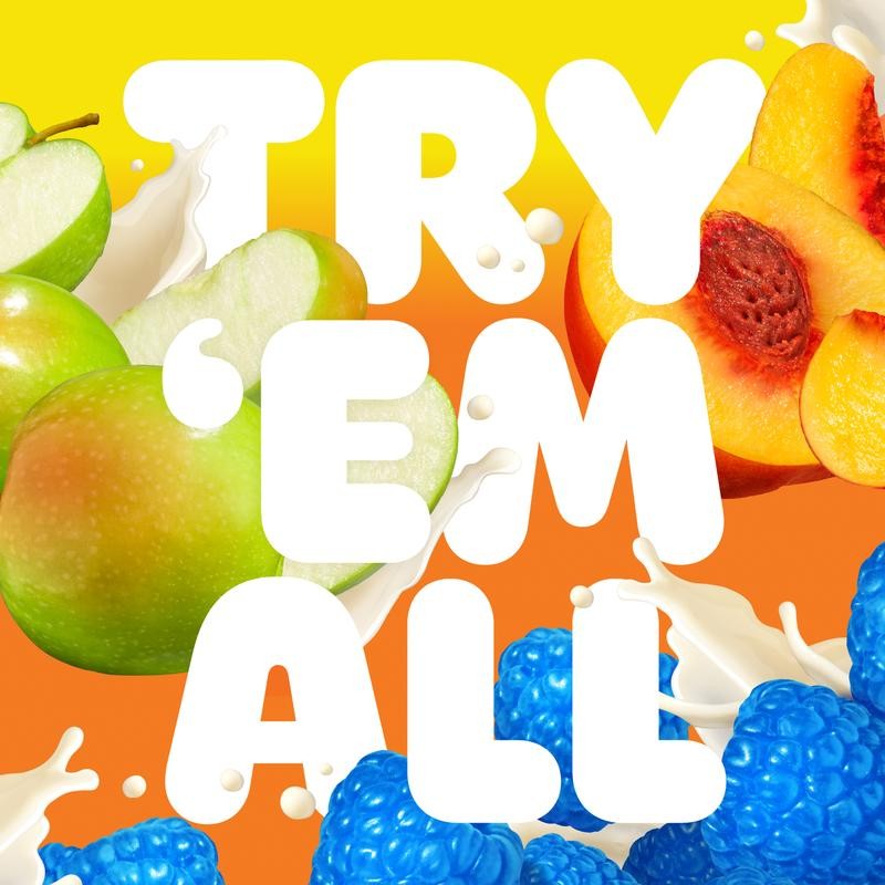 BUILT Sour Puff Variety Box – Blue Razz Blast, Green