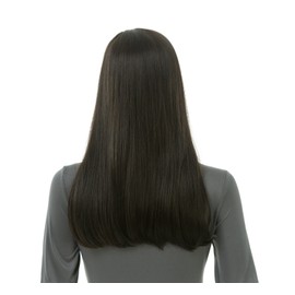 Onedor 18 Inches Long Straight Synthetic Hair Women Full Head Wig