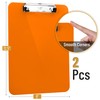 Mr. Pen- Plastic Clipboard, 12.5" x 9", 2 Pack, Orange