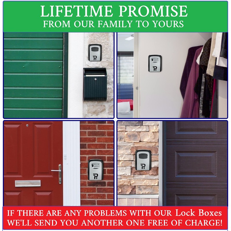 Key Lock Box for Outside - Realtor Lockbox for House
