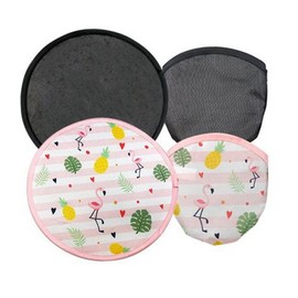 Portable Fan Blackout Outing Pattern Foldable Fan Summer 2 Fans, Black 2EA / 휴대용 부채 암막 나들이 패턴 접이식 부채 여름 2개 선풍기, 블랙 2EA