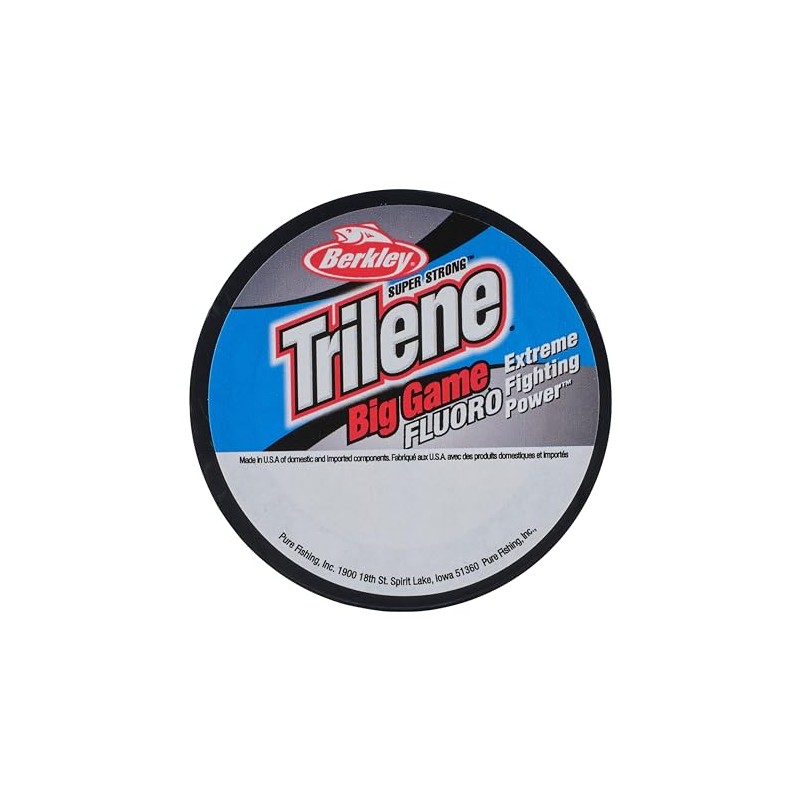 Trilene Big Game Fluorocarbon-Quarter Spools-Clear-12lb