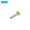 PATIKIL 2mm ID 4mm OD Brass Compression Insert, 12 Pack
