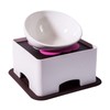 WZ PET Raised Ceramic Dog Feeding Bowl,Adjustable Elevated Dog Bowls