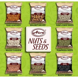 AIVA Flax Seeds 5 lb – Whole Raw Flaxseed for Baking, Smoothies, and Snacks, Bulk Packaging