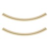 10pcs Adabele Real 1/20 14K Gold Filled Curved Noodle Tube